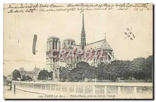 Ansichtskarte AK Paris Notre Dame pise du cote de l'Abside