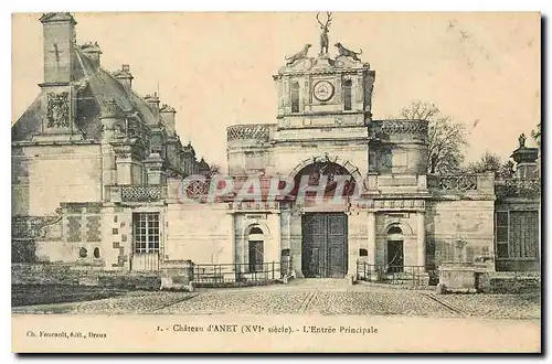 Ansichtskarte AK Chateau d'Anet L'Entree Principale