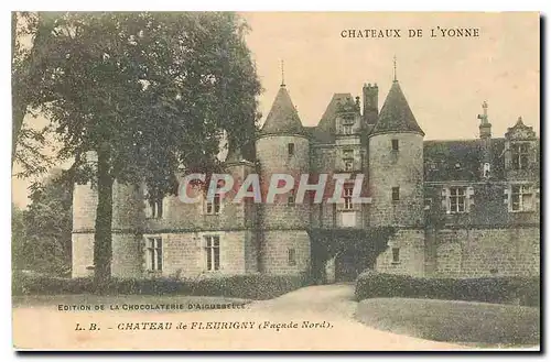 Ansichtskarte AK Chateaux de l'Yonne Chateau de Fleurigny Facade Nord