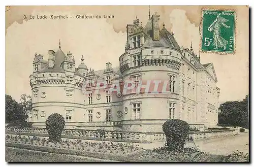 Ansichtskarte AK Le Lude Sarthe Chateau du Lude