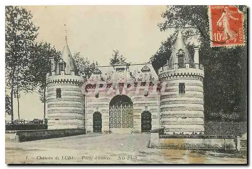 Cartes postales Chateau de Lude Porte d'entree