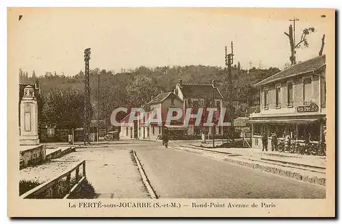 Ansichtskarte AK La Ferte sous Jouarre S et M Rond Point Avenue de Paris