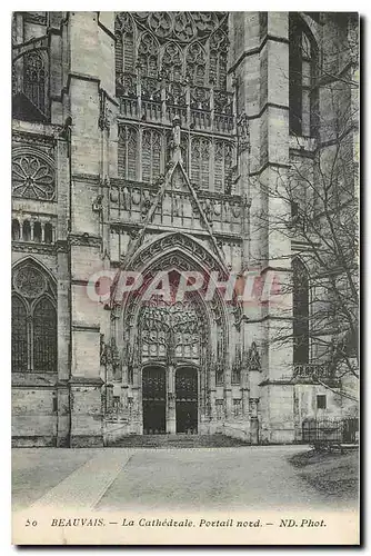 Cartes postales Beauvais la Cathedrale Portail Nord