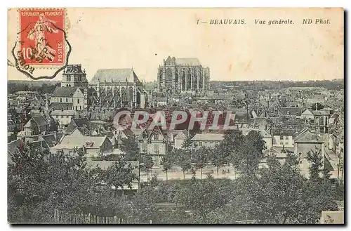 Cartes postales Beauvais Vue generale