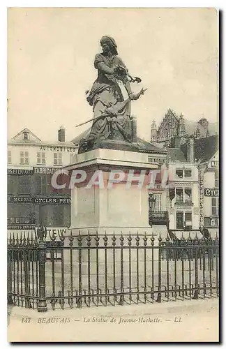 Cartes postales Beauvais La Statue de Jeanne Hachette