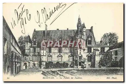 Cartes postales Beauvais Le Palais de Justice