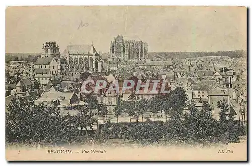 Cartes postales Beauvais Vue generale