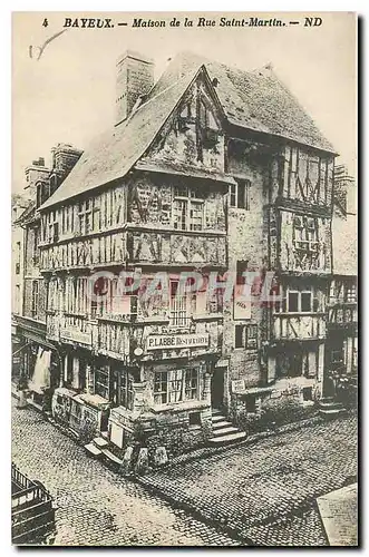 Cartes postales Bayeux Maison dela Rue Saint Martin