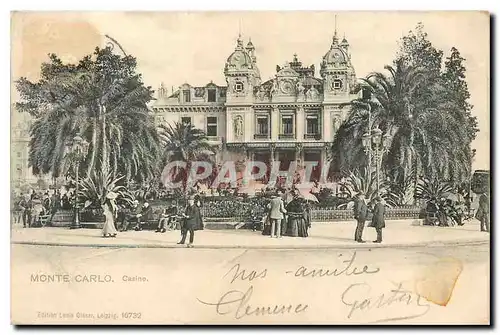 Cartes postales Monte Carlo Casino