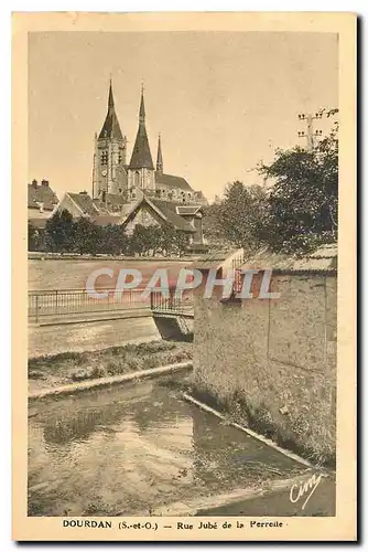 Cartes postales Dourdan S et O Rue Jube de la Perelle