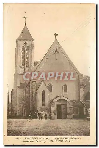 Ansichtskarte AK Essonnes S et O Eglise Saint Etienne Monument historique