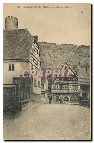 Ansichtskarte AK Kaysersberg Maison Alsacienne et Musee