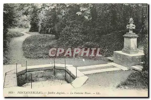 Ansichtskarte AK Fontainebleau Jardin Anglais La Fontaine Bleau