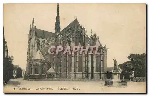 Ansichtskarte AK Amiens La cathedrale L'Abside