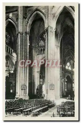 Cartes postales Beauvais La Cathedrale bas cote Nord