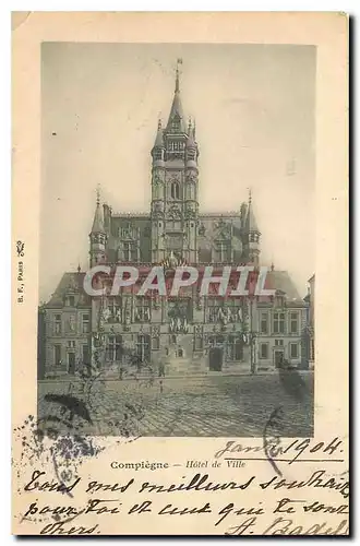 Cartes postales Compiegne Hotel de Ville