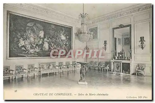 Ansichtskarte AK Chateau de Compiegne Salon de Marie Antoinette