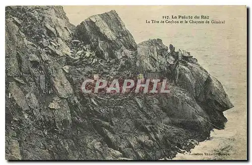 Cartes postales La Pointe du Raz La Tete de Cochon et le Chapeau de General