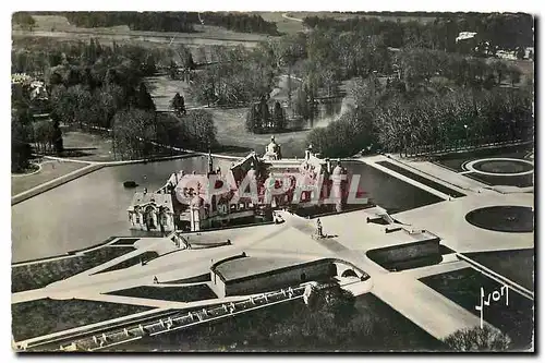 Ansichtskarte AK Chantilly Oise Vue aerienne du Chateau