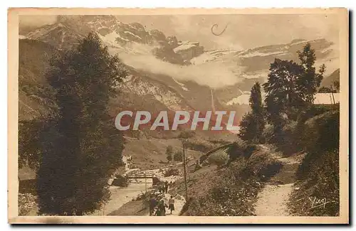 Cartes postales Gavarnie Le cirque vu du Village