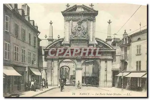 Cartes postales Nancy La Porte Saint Nicolas