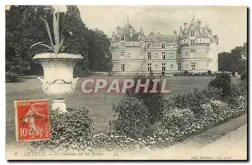 Cartes postales Le Lude Le Chateau vu du Jardin