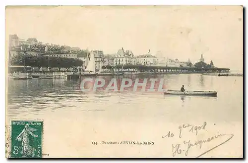 Cartes postales Panorama d'Evian les Bains