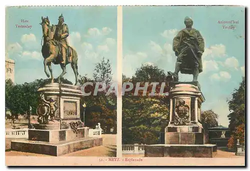 Cartes postales Metz Esplanade