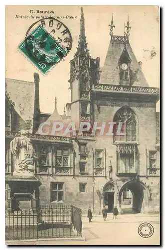 Cartes postales Bourges Entree du palais Jacques Coeur