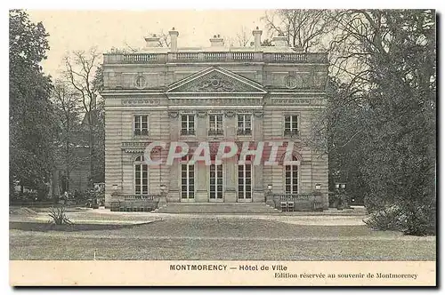 Cartes postales Montmorency Hotel de Ville