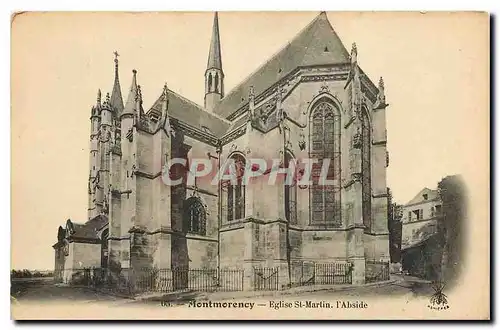 Cartes postales Montmorency Eglise St Martin L'Abside