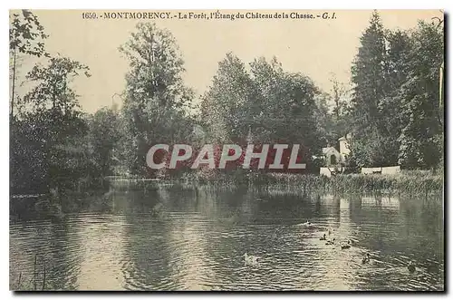 Cartes postales Montmorency La Foret l'Etang du Chateau de la Chasse