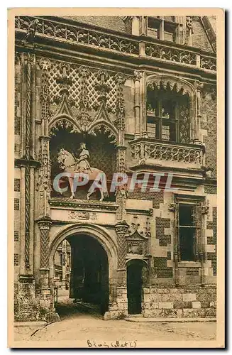 Cartes postales Chateau de Blois Loir et Cher Aile Louis XII Le Portail