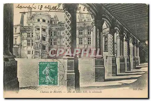 Ansichtskarte AK Chateau de Blois Aile de Louis XII la Colonnade