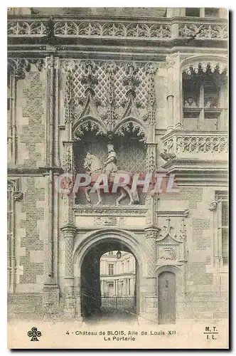 Cartes postales Chateau de Blois Aile de Louis XII la Porterie