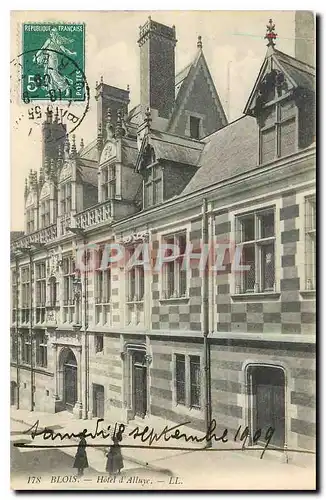 Cartes postales Blois Hotel d'Alluye