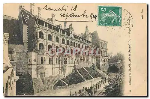 Ansichtskarte AK Chateau de Blois Aile de Francois Ier Facade Exterieure