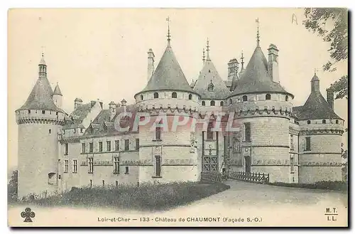 Ansichtskarte AK Loir et Cher Chateau de Chaumont Facade S O