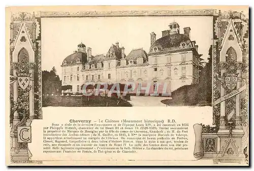 Ansichtskarte AK Cheverny le Chateau Monument historique