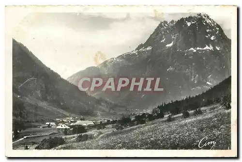 Ansichtskarte AK Vallorcine Hte Savoie l'Eglise et le Mont Blanc