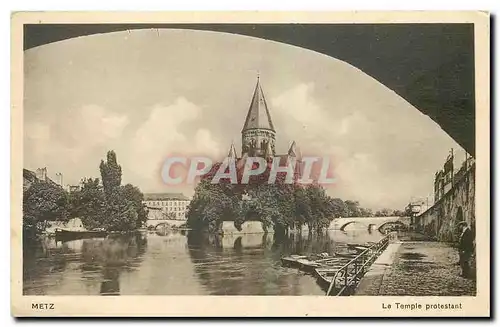 Ansichtskarte AK Metz le Temple Protestant