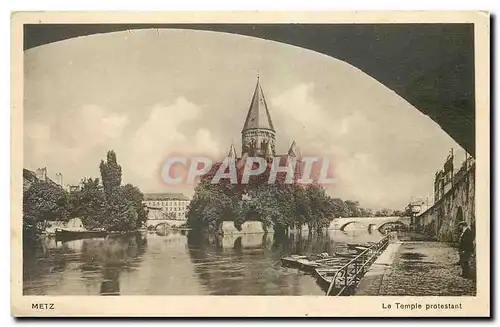 Cartes postales Metz le Temple Protestant