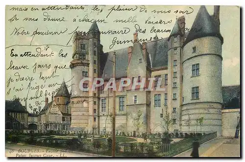 Ansichtskarte AK Bourges Facade Sud au Palais Jacques Coeur