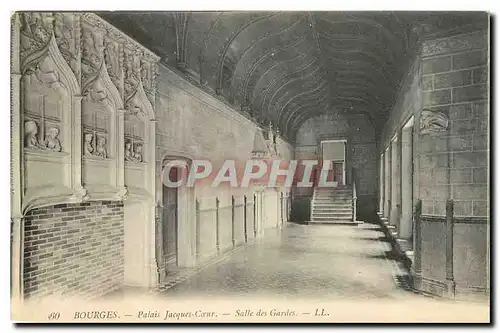 Ansichtskarte AK Bourges Palais Jacques Coeur Salle des Gardes