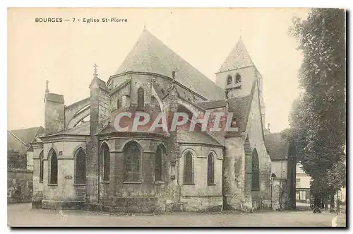 Cartes postales Bourges Eglise St Pierre