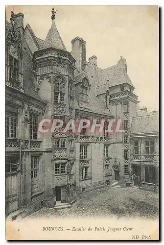 Cartes postales Bourges Escalier du Palais Jacques Coeur