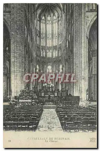 Ansichtskarte AK Cathedrale de Beauvais le Choeur