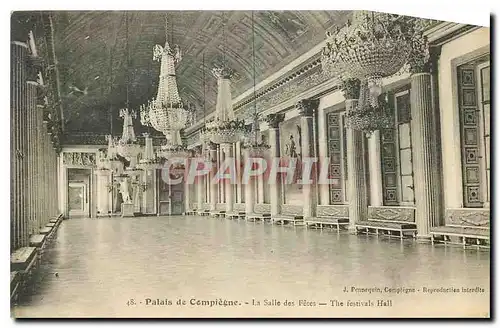 Cartes postales Palais de Compiegne la Salle des Fetes