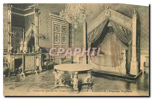 Ansichtskarte AK Collection Speciale du Palais de Compiegne Chambre de l'Empereur Napoleon