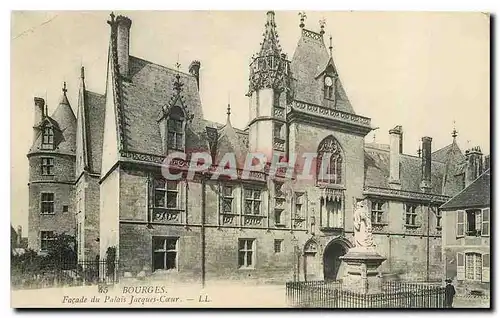 Cartes postales Bourges Facade du Palais Jacques Coeur